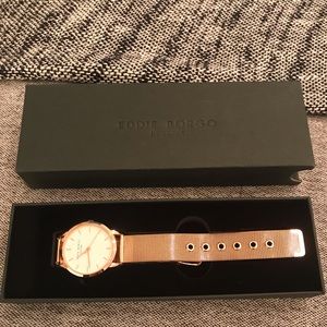 Eddie Borgo rose gold watch